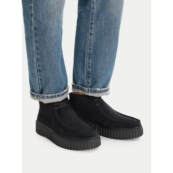 Clarks Gležnjače Clarks Torhill Moss 26179360 Crna