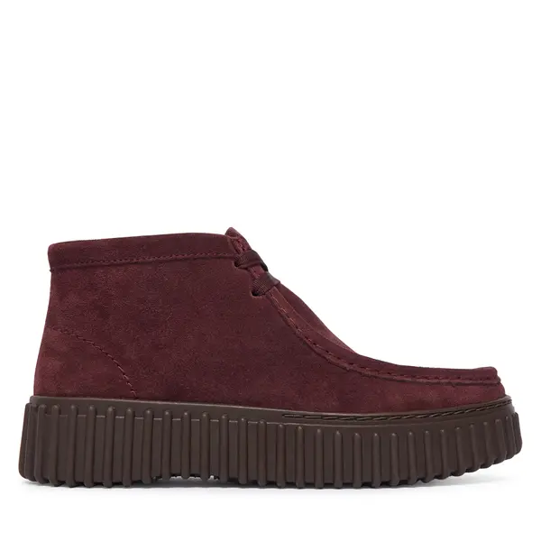 Clarks Gležnjače Clarks Torhill Moss 26329426 Tamnocrvena
