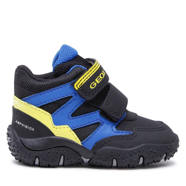 Geox Gležnjače Geox B Baltic B.B Abx A B2620A 0CEFU C0802 M Black/Lime