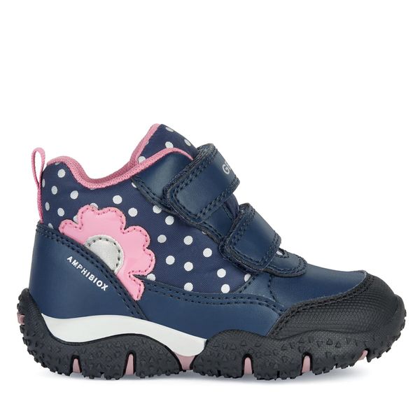 Geox Gležnjače Geox B Baltic Girl B Abx B2654A 0BCMN C4268 M Navy/Fuchsia