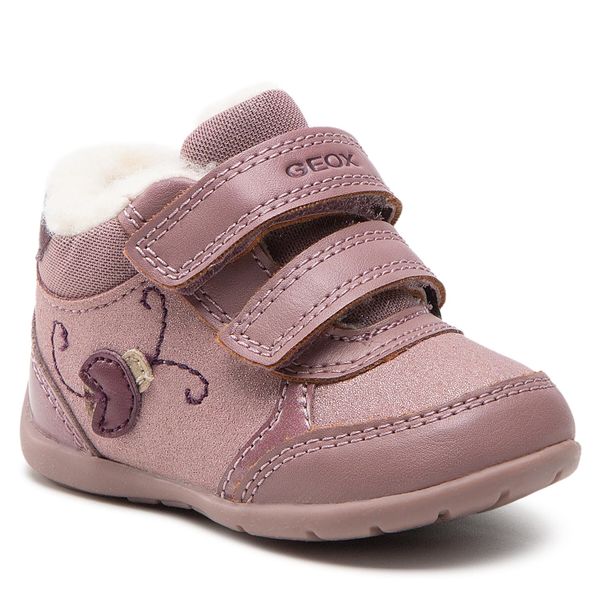 Geox Gležnjače Geox B Elthan G. A B261QA 0HS54 C8JF8 Dk Rose/Prune