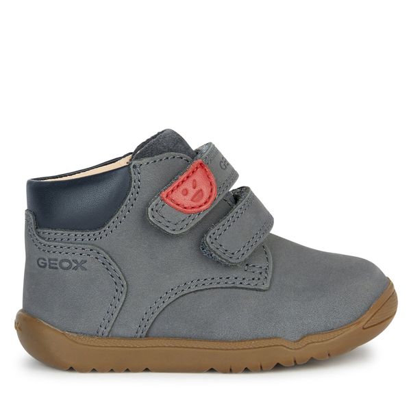 Geox Gležnjače Geox B Macchia Boy B164NC 03285 C9004 Anthracite