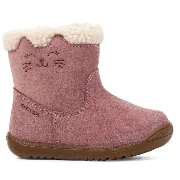 Geox Gležnjače Geox B Macchia Girl B364PB 00022 C8025 Rose Smoke