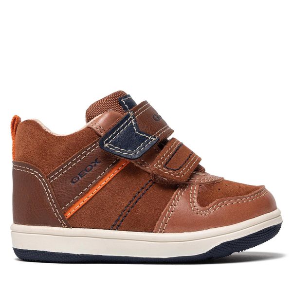Geox Gležnjače Geox B New Flick B. A B161LA 022ME C0947 M Brown/Navy