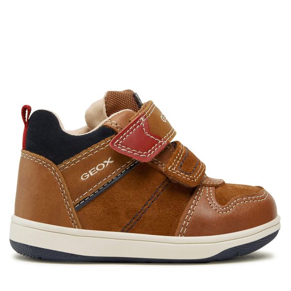 Geox Gležnjače Geox B New Flick B. A B161LA 022ME C6381 M Lt Brown/Navy