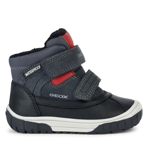 Geox Gležnjače Geox B Omar Boy Wpf B162DB 022FU C0047 S Dk Grey/Red
