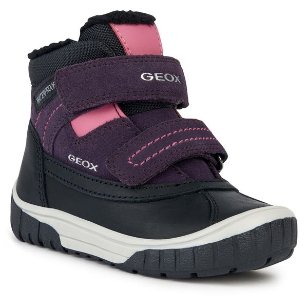 Geox Gležnjače Geox B Omar Girl Wpf B262LD 022FU C9233 S Black/Violet