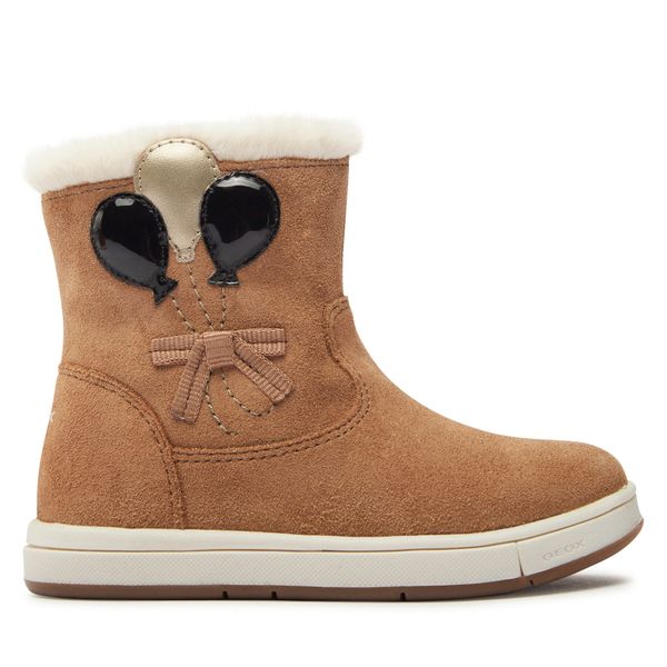 Geox Gležnjače Geox B Trottola Girl B364AA 00022 C6175 S Whisky/Black