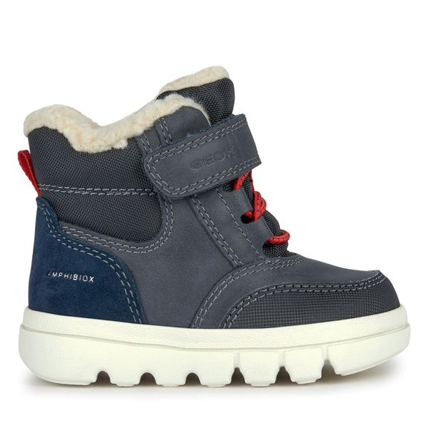 Geox Gležnjače Geox B Willaboom Boy B Ab B365BC 0ME22 C0735 M Navy/Red
