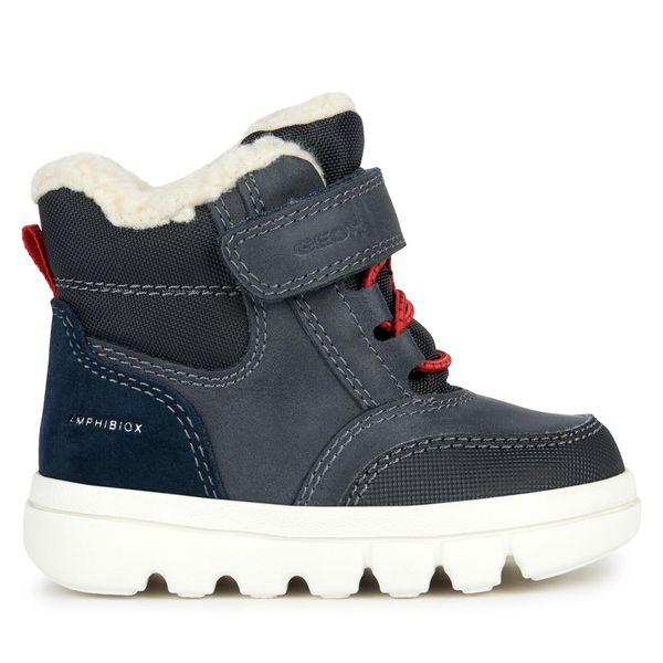 Geox Gležnjače Geox B Willaboom Boy B Ab B365BC 0ME22 C0735 S Navy/Red