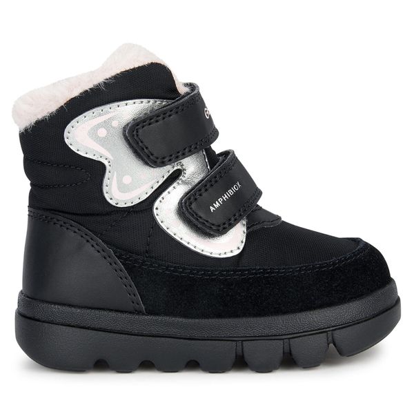 Geox Gležnjače Geox B Willaboom Girl B A B365AA 0FU22 C0869 M Black/Lt Pink
