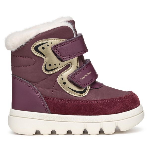 Geox Gležnjače Geox B Willaboom Girl B A B365AA 0FU22 C8290 M Prune/Platinum