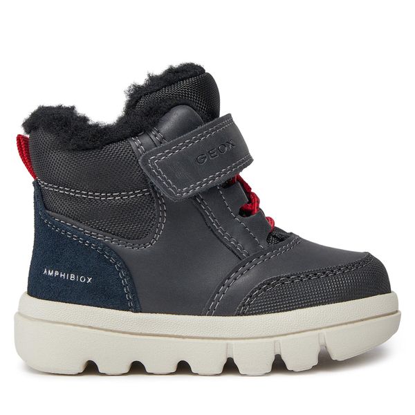 Geox Gležnjače Geox B365BK 0ME22 C0735 Navy/Red