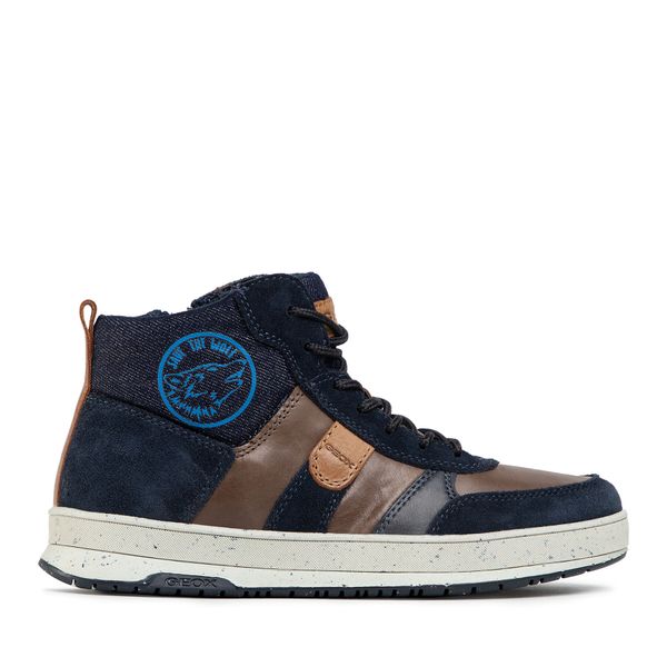 Geox Gležnjače Geox J Astuto B. D J04CXD 0CL22 C6MF4 D Coffee/Navy