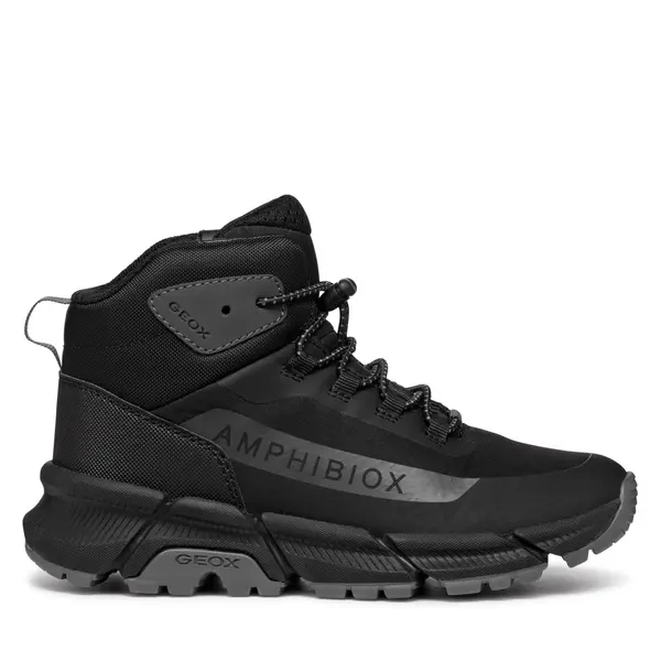 Geox Gležnjače Geox J Flexyper Plus Boy J46LCA 0FU50 C0005 M Crna