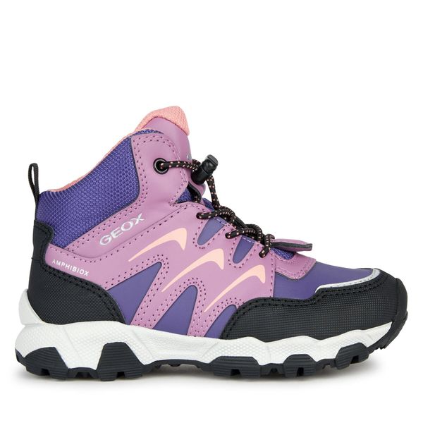 Geox Gležnjače Geox J Magnetar G. B Abx J264LB 054FU C8382 D Violet/Orange