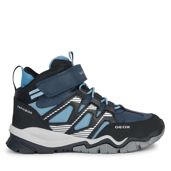 Geox Gležnjače Geox J Montrack Boy B Abx J26HBC 0FUME CF44Y M Navy/Lt Avio