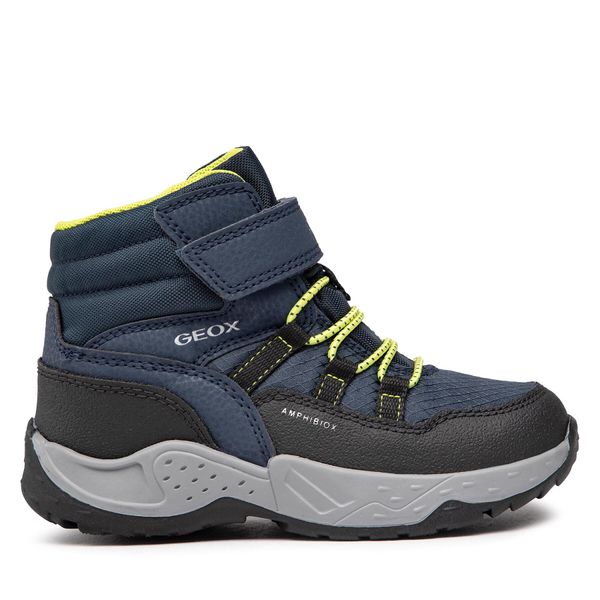 Geox Gležnjače Geox J Sentiero B.B Abx C J26FSC 0FUCE C0479 S Navy/Lime