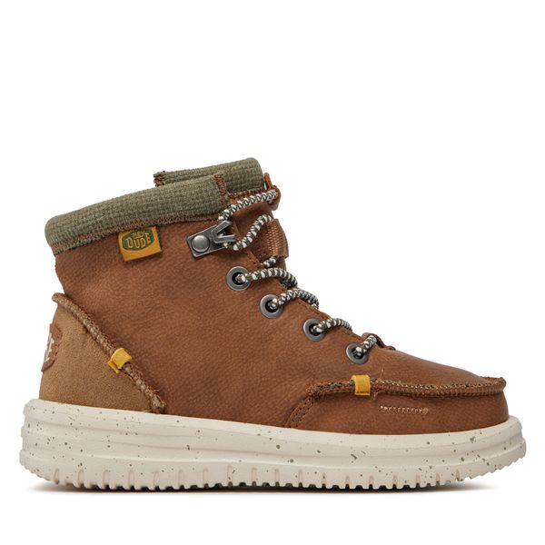 Hey Dude Gležnjače Hey Dude Bradley Boot Youth 40269-267 Walnut