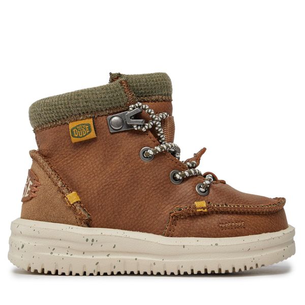 Hey Dude Gležnjače Hey Dude Bradley Boot Youth 40417-267 Walnut