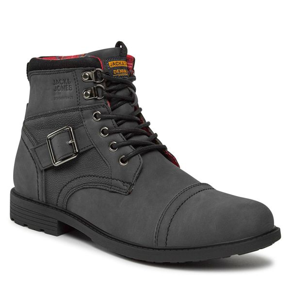 Jack&Jones Gležnjače Jack&Jones 12241087 Anthracite 4285993