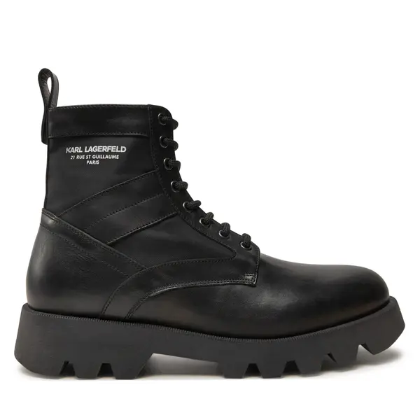 Karl Lagerfeld Gležnjače KARL LAGERFELD KL11164 Crna
