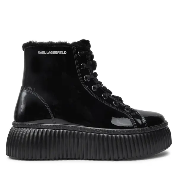Karl Lagerfeld Gležnjače KARL LAGERFELD KL42334botki Crna