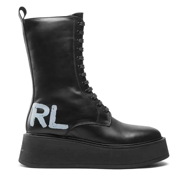 Karl Lagerfeld Gležnjače KARL LAGERFELD KL42475 Crna