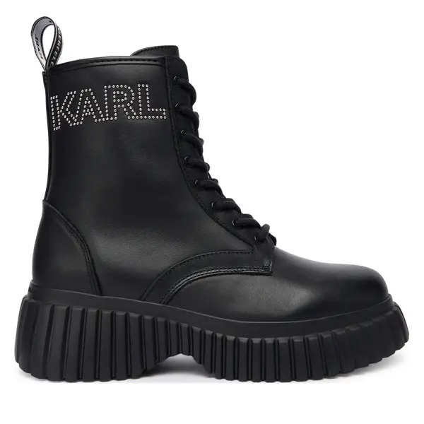 Karl Lagerfeld Gležnjače KARL LAGERFELD KL44475 Crna