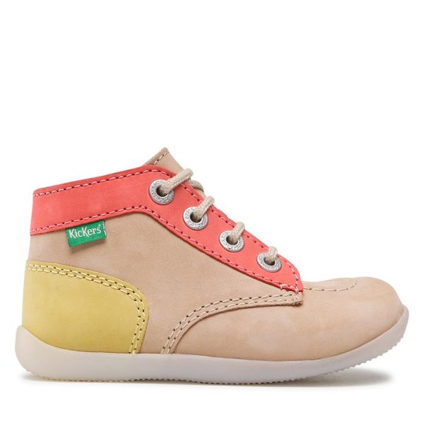 Kickers Gležnjače Kickers Bonzip-2 879052-10 S Beige/Rose Jaune 112
