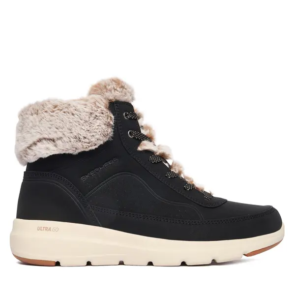 Skechers Gležnjače Skechers Glacial Ultra 144199/BLK Crna