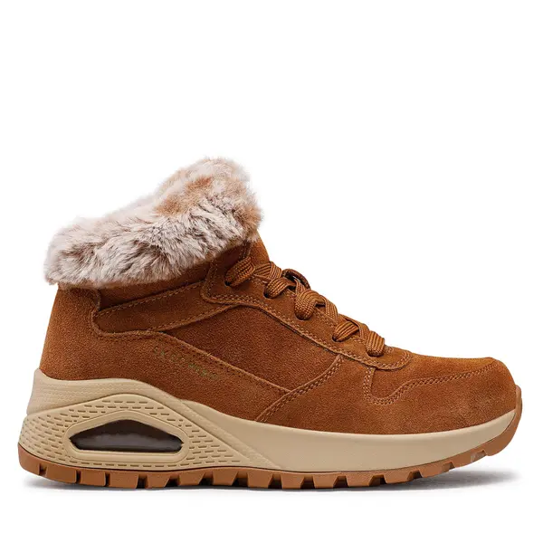 Skechers Gležnjače Skechers Uno Wintriness 167433/CSNT Smeđa