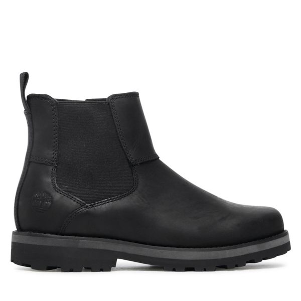 Timberland Gležnjače Timberland Courma Kid Chelsea TB0A28QA001 Black Full Grain