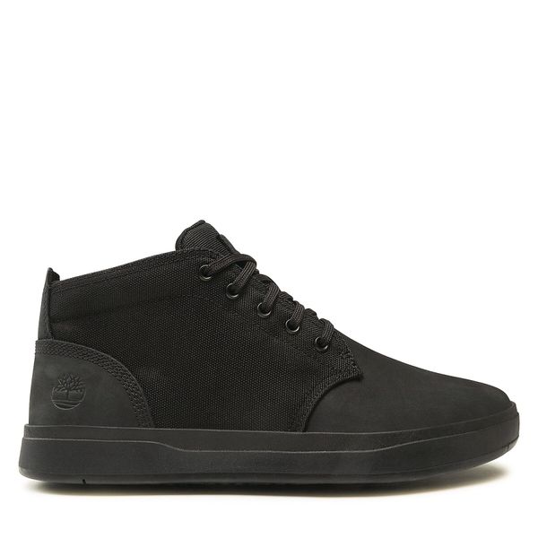 Timberland Gležnjače Timberland Davis Square F/L Chukka TB0A1T160011 Blackout Nubuck
