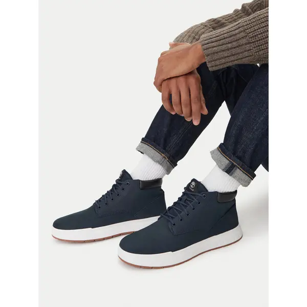 Timberland Gležnjače Timberland Maple Grove Lthr Chk TB0A28940191 Tamnoplava