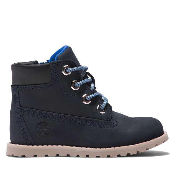 Timberland Gležnjače Timberland Pokey Pine 6In Boot With TB0A2N9N0191 Navy Full Grain