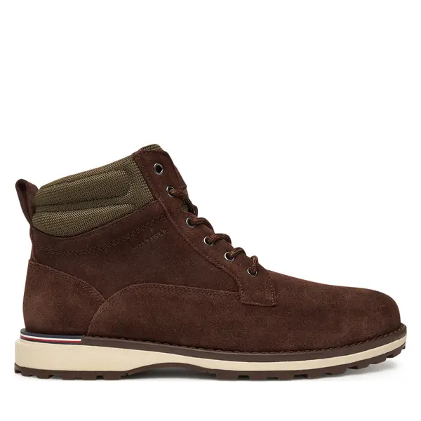 Tommy Hilfiger Gležnjače Tommy Hilfiger Corporate W FM0FM05605 Smeđa