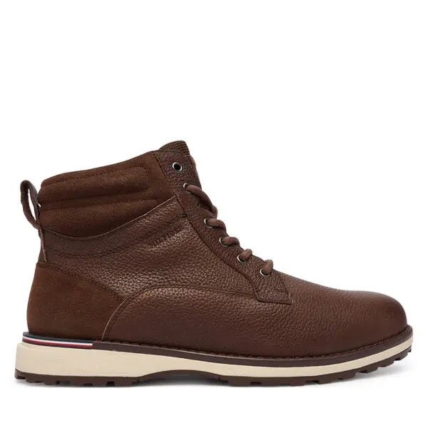 Tommy Hilfiger Gležnjače Tommy Hilfiger Corporate W FM0FM05606 Smeđa
