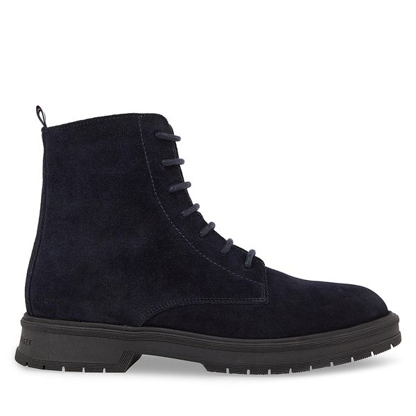 Tommy Hilfiger Gležnjače Tommy Hilfiger Hilfiger Core Suede Boot FM0FM04674 Desert Sky DW5
