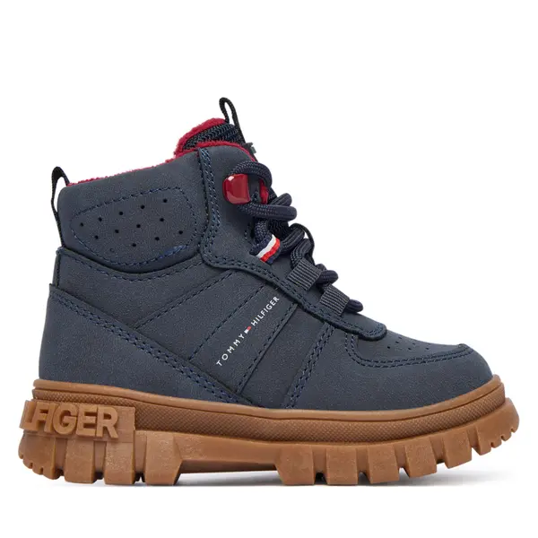 Tommy Hilfiger Gležnjače Tommy Hilfiger T1X5-34127-1696800 Tamnoplava