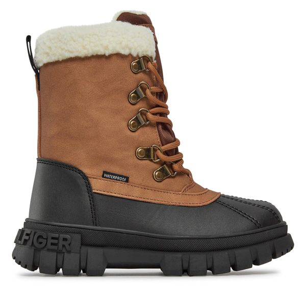 Tommy Hilfiger Gležnjače Tommy Hilfiger T3B5-33161-0814582 M Cognac 582