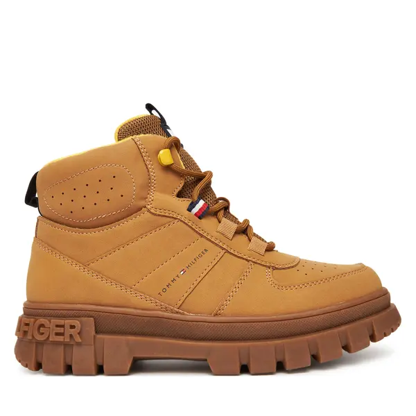 Tommy Hilfiger Gležnjače Tommy Hilfiger T3X5-34129-1696 D Smeđa