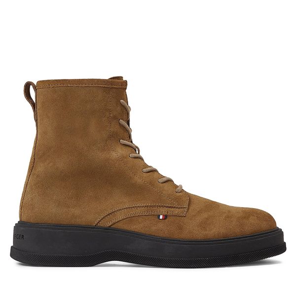 Tommy Hilfiger Gležnjače Tommy Hilfiger Th Everyday Core Suede Boot FM0FM04660 Desert Khaki GWJ