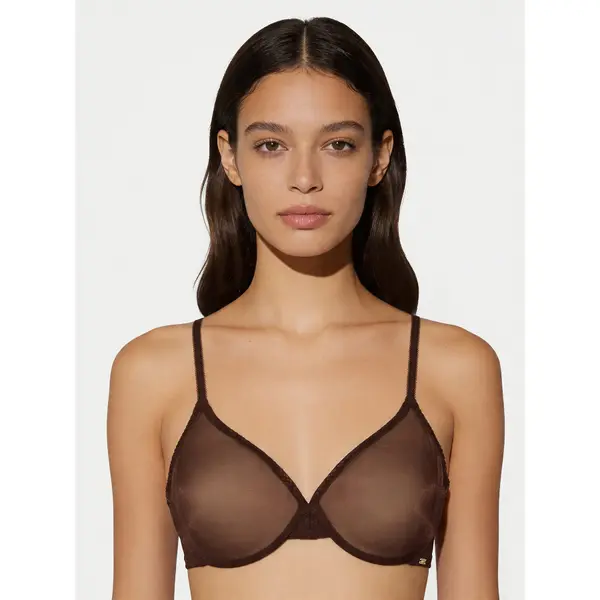 Gossard Gossard Grudnjak sa žicom Glossies Sheer Moulded 6271 Smeđa
