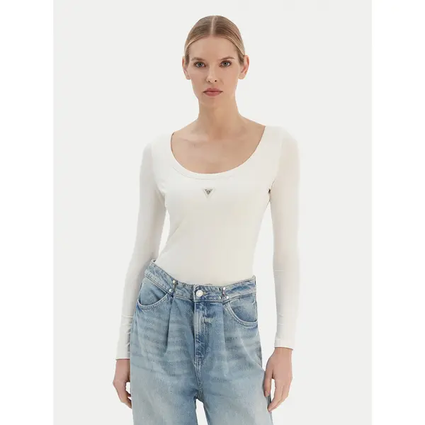 Guess Guess Bodi V4YP07 J1314 Écru Slim Fit