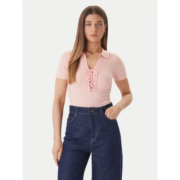 Guess Guess Džemper W6GR09 Z0590 Narančasta Regular Fit