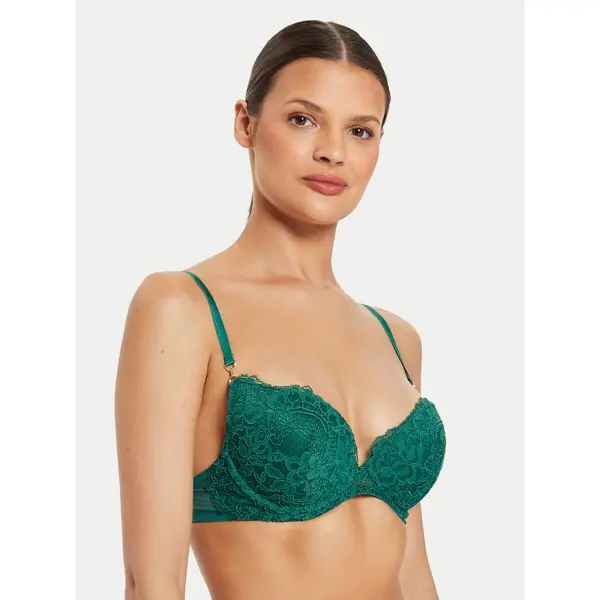 Guess Guess Grudnjak push-up O4YC15 KCC70 Zelena Regular Fit