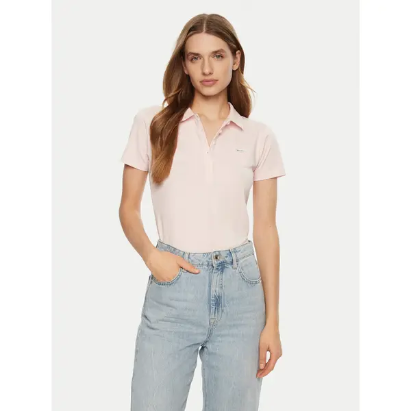 Guess Jeans Guess Jeans Polo W5RP47 KARS2 Bež Regular Fit
