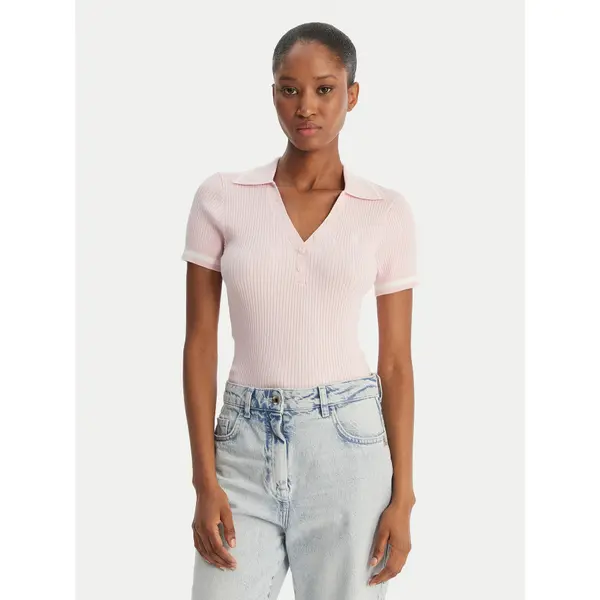 Guess Jeans Guess Jeans Polo W6GRZ1 Z3P32 Ružičasta