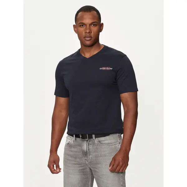 Guess Jeans Guess Jeans T-shirt M4YI50 K8HM0 Tamnoplava Slim Fit